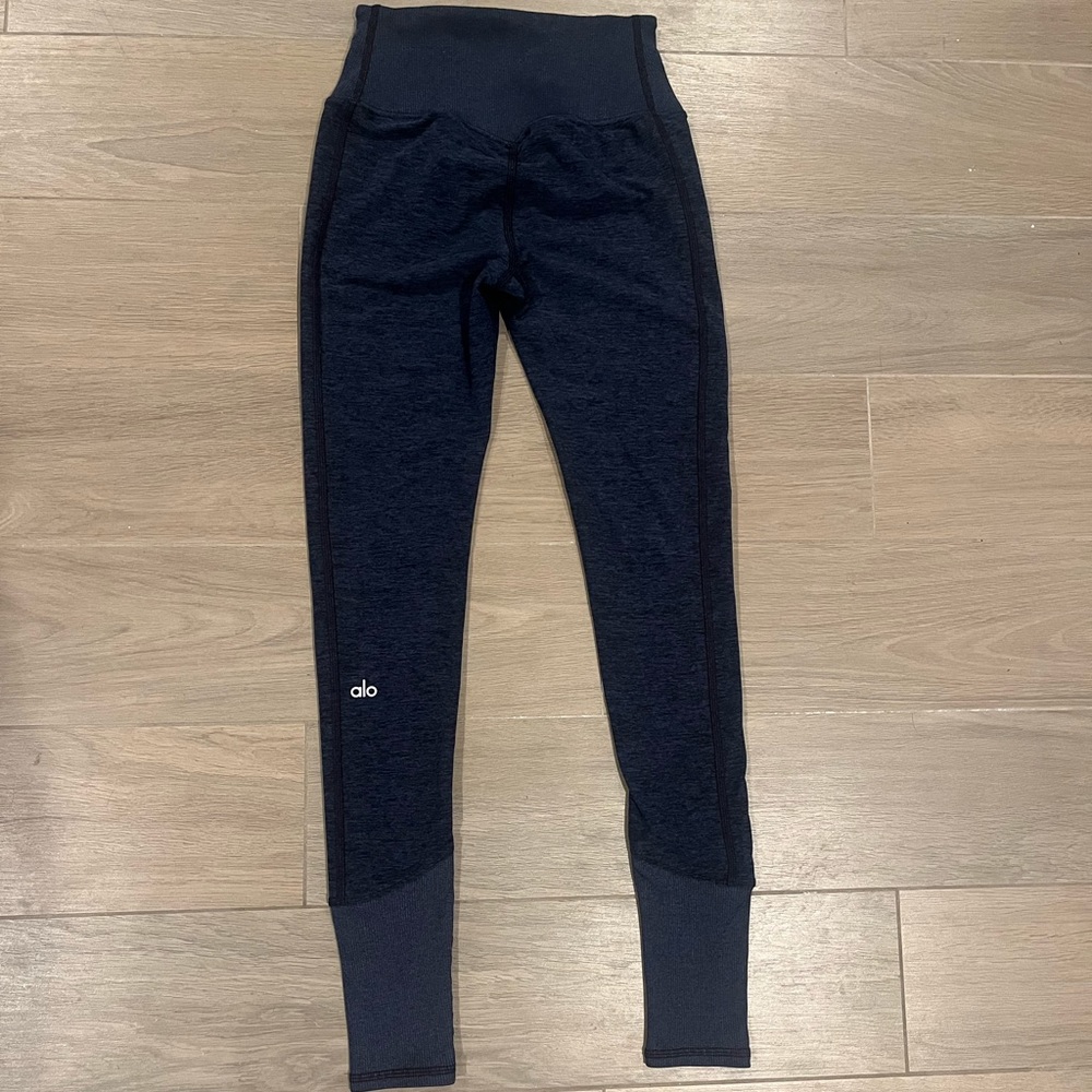 ALO Yoga - High-waist Lounge Legging - Dark Blue (Size no longer visible)